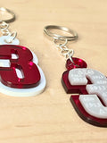 DST Line Number Keychain