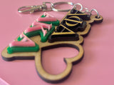 D9 Love Keychain