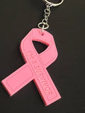 Pink Ribbon Keychains