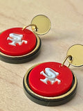 Custom NFL Fan Earrings