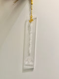 Clear Acrylic Custom Bookmark