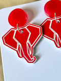DST Geo Elephant Earrings