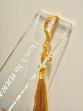 Clear Acrylic Custom Bookmark