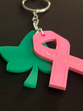 AKA Breast Cancer Keychain