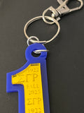 SGRho Line Number Keychain