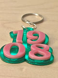 AKA 1908 Keychain