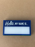 Hello, my name is… badge